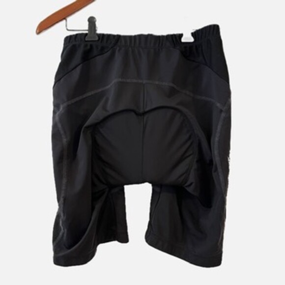 Sportneer Cycling Shorts Black 9" inseam Padded Seat Biking Active Athletic - Picture 2 of 6